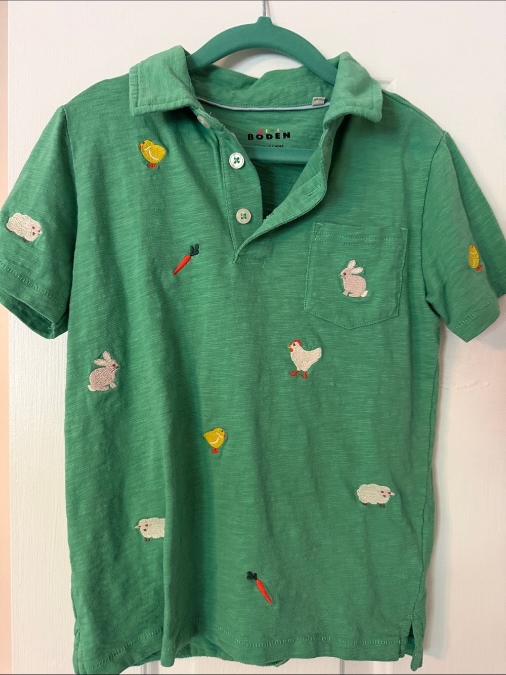 Mini Boden Spring/Easter Polo (7-8)